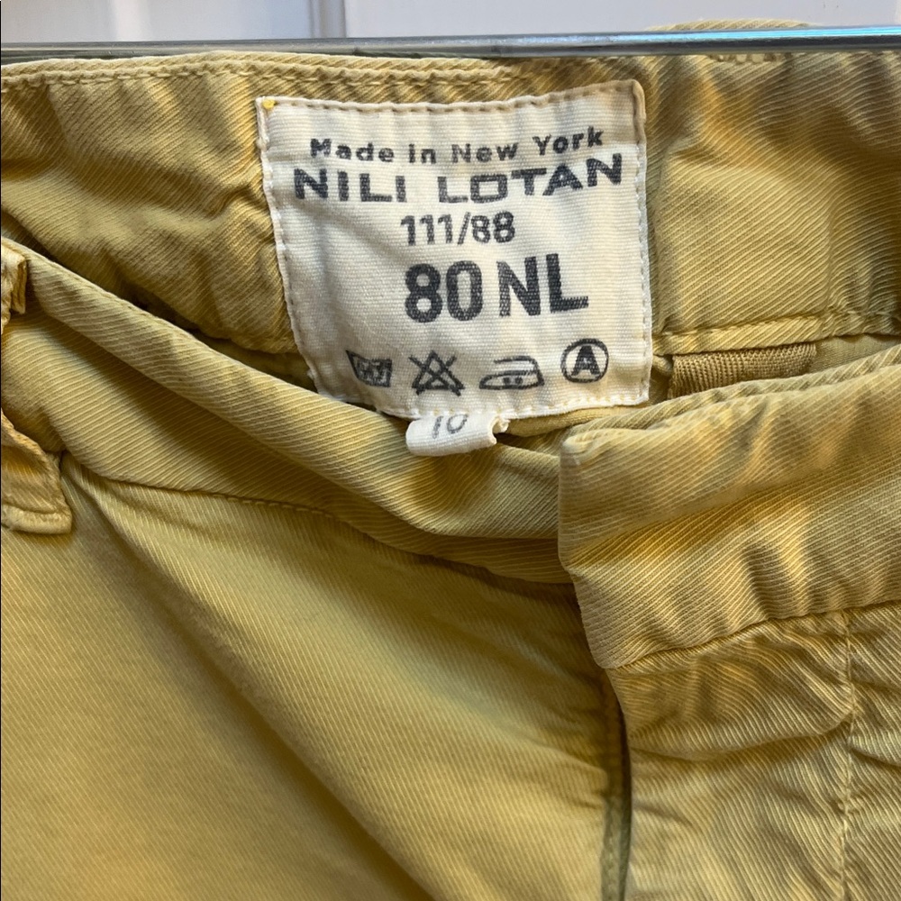 Nili Lotan Tan Ankle & Cropped Pants